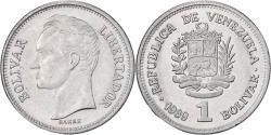 World Coins - Venezuela, Bolivar, 1989, Werdohl, Nickel Clad Steel, , KM:52a.1
