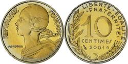 World Coins - France, Marianne, 10 Centimes, 2001, Paris, Série BE,