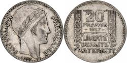 World Coins - France, 20 Francs, Turin, 1937, Paris, Silver, , Gadoury:852, KM:879