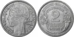 World Coins - France, 2 Francs, Morlon, 1946, Beaumont - Le Roger, Aluminum,