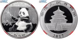 World Coins - China, 10 Yüan, Panda, Kung Fu Panda 3, 2017, Proof, Silver, NGC,