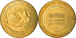 World Coins - France, Token, Touristic token, Rose de Provins - Provins, Arts & Culture, 2016