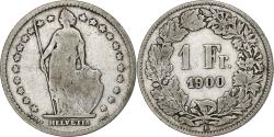 World Coins - Switzerland, Franc, 1900, Bern, Silver, , KM:24