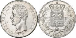 World Coins - France, 5 Francs, Charles X, 1825, Limoges, Silver, , KM:720.6