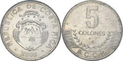 World Coins - Coin, Costa Rica, 5 Colones, 2008, , Aluminum, KM:227b
