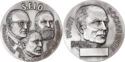 World Coins - France, Medal, François Mitterrand, Parti Socialiste, S.F.I.O, Politics