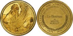 World Coins - France, Medal, Le Berceau, Berthe Morisot, Vermeil,