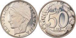 World Coins - Coin, Italy, 50 Lire, 1999, Rome, Proof, , Copper-nickel, KM:183