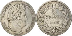 World Coins - Coin, France, Louis-Philippe, 5 Francs, 1839, Rouen, , Silver