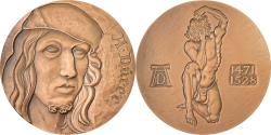 World Coins - France, Medal, Albrecht Dürer, Bronze, Bloc,