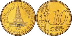 World Coins - Slovenia, 10 Euro Cent, The unrealized plan for the Slovenian Parliament, 2007
