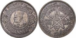 World Coins - Coin, Morocco, Mohammed V, 500 Francs, 1956, Paris, , Silver, KM:54
