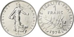 World Coins - France, Franc, Semeuse, 1974, Paris, Chouette, Nickel, , Gadoury:474