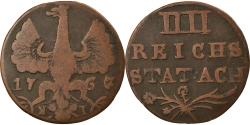 World Coins - Coin, German States, AACHEN, 4 Heller, 1767/6, , Copper, KM:52