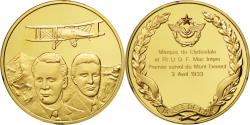 World Coins - France, Medal, French Third Republic, Aviation, , Vermeil