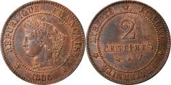 World Coins - Coin, France, Cérès, 2 Centimes, 1886, Paris, , Bronze, KM:827.1