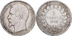 World Coins - France, 5 Francs, Napoléon III, 1852, Paris, Silver, , KM:773.1