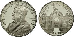 World Coins - France, Medal, Les Présidents de la République, Adolphe Thiers,