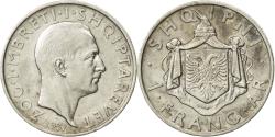 World Coins - Coin, Albania, Zog I, Frang Ar, 1937, Rome, , Silver, KM:16