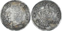 World Coins - Coin, France, Napoleon III, Napoléon III, 20 Centimes, 1867, Paris,