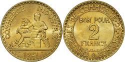 World Coins - Coin, France, Chambre de commerce, 2 Francs, 1921, Paris,