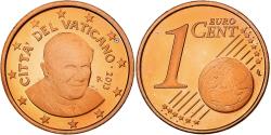World Coins - VATICAN CITY, Benedict XVI, Euro Cent, Proof, 2013, Rome, Copper Plated Steel