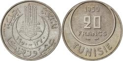 World Coins - Coin, Tunisia, Muhammad al-Amin Bey, 20 Francs, 1950, Paris,
