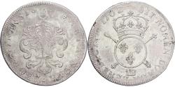 World Coins - France, Louis XIV, 36 sols 6 deniers d’Alsace aux insignes, 1702, Strasbourg