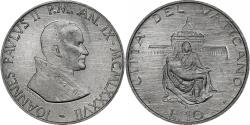 World Coins - VATICAN CITY, John Paul II, 10 Lire, 1987, FDC, Aluminum, , KM:199
