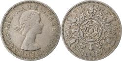 World Coins - Great Britain, Elizabeth II, Florin, Two Shillings, 1961, Copper-nickel