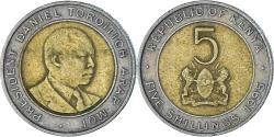 World Coins - Coin, Kenya, 5 Shillings, 1995, British Royal Mint, , Bi-Metallic