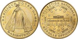 World Coins - France, Token, Marienthal -  Basilique, 2001, Copper-nickel Aluminium, MDP