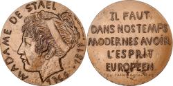 World Coins - France, Medal, Madame de Stael, 1967, MDP, Bronze, Hélène Guastalla,