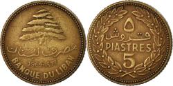World Coins - Coin, Lebanon, 5 Piastres, 1969