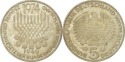 World Coins - Coin, GERMANY - FEDERAL REPUBLIC, 5 Mark, 1974, Stuttgart, Germany,