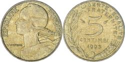 World Coins - France, Marianne, 5 Centimes, 1993, Paris, , Aluminum-Bronze, KM:933