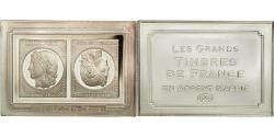 World Coins - France, Medal, Timbre, Cérès Tête-Bêche, , Silver