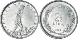 World Coins - Coin, Turkey, 2-1/2 Lira, 1975