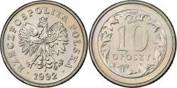 World Coins - Poland, 10 Groszy, 1992, Warsaw, Copper-nickel, , KM:279