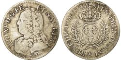 World Coins - Coin, France, Louis XV, 1/5 Écu aux branches d'olivier, 24 Sols, 1/5 ECU, 1727