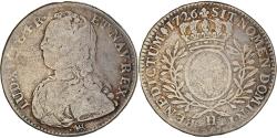 World Coins - Coin, France, Louis XV, 1/2 Écu aux branches d'olivier, 1/2 ECU, 44 Sols, 1726