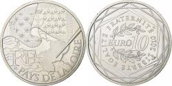 World Coins - France, 10 Euro, Pays de la Loire, 2010, Silver, , KM:1665