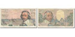 World Coins - France, 1000 Francs, Richelieu, 1955, 1955-06-02, EF(40-45), Fayette:42.14