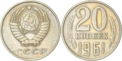 World Coins - Coin, Russia, 20 Kopeks, 1961, Saint-Petersburg, , Copper-Nickel-Zinc