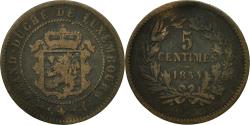World Coins - Coin, Luxembourg, William III, 5 Centimes, 1854, Utrecht, , Bronze