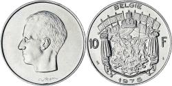 World Coins - Belgium, Baudouin I, 10 Francs, 10 Frank, 1975, , Nickel, KM:156.1