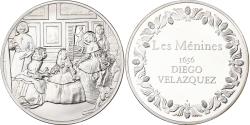World Coins - France, Medal, Les Ménines, Diego Velazquez, 1981, Silver, Proof,
