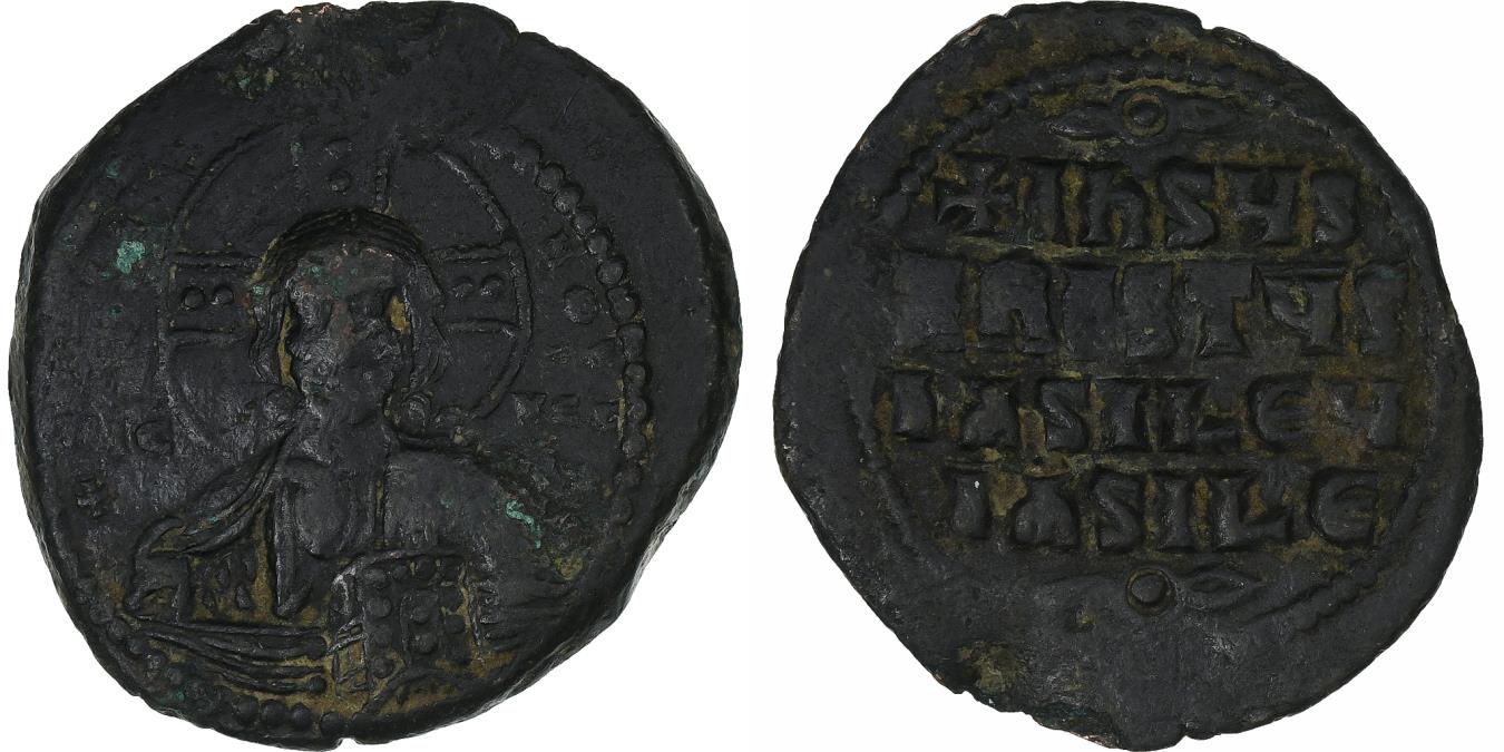 Constantine VIII, Follis, c. 1025-1028, Constantinople, Bronze,