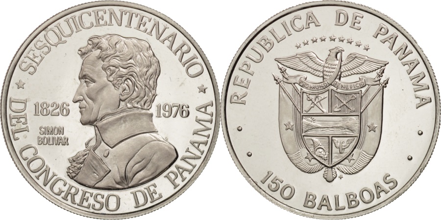 Panama, 150 Balboas, 1976, U.S. Mint, , Platinum, KM:43 | North ...