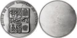World Coins - France, Medal, Mairie, Saint-Laurent-du-Maroni, Silvered bronze,